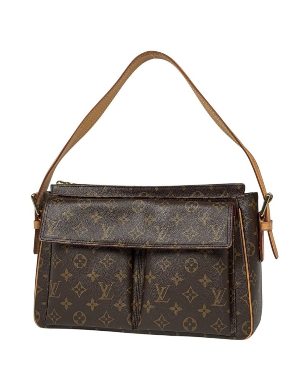 Louis Vuitton Viva-Cite GM Shoulder Bag Monogram Brown